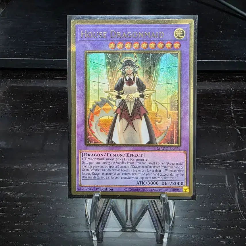 [BUNJANG] Yu-Gi-Oh! Dragonmaid Haski Premium Gold Rare English / 유희왕 드래곤메이드 하스키 프리미엄 골드 레어 영판