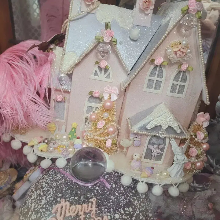 [BUNJANG] Shabby Chic Christmas House Decoration / 크리스마스 하우스 장식 쉐비수입 하우스 수입
