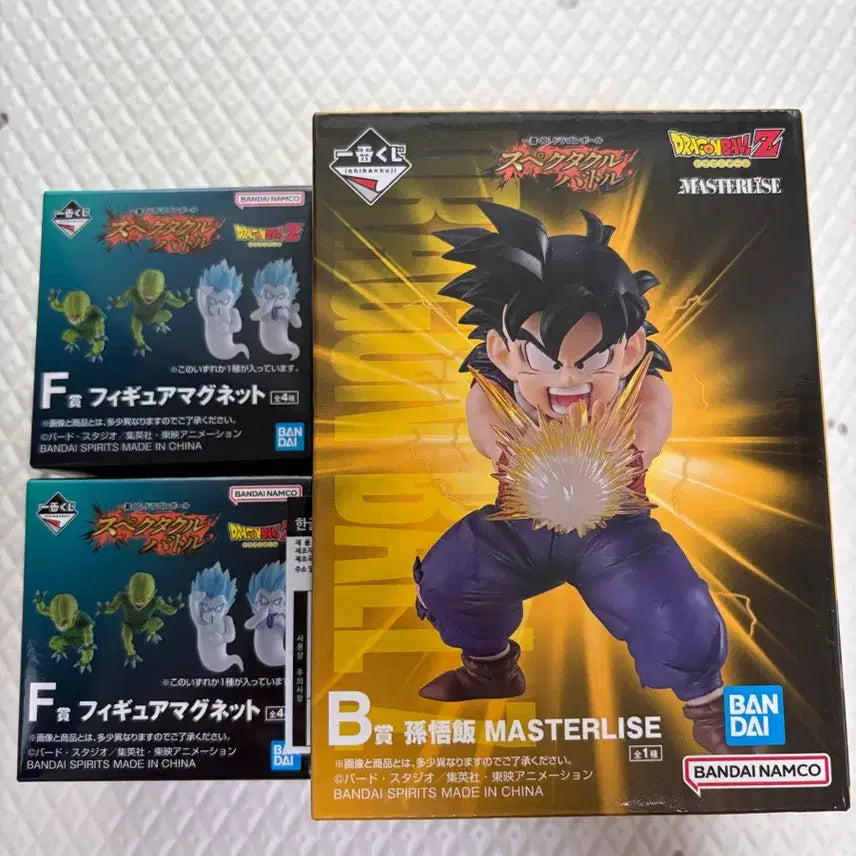 [BUNJANG] Dragon Ball Super Son Gohan B Prize &amp; F Prize Figure Set (Sealed) / 드래곤볼 손오반 B상 +F상 두개 (미개봉)