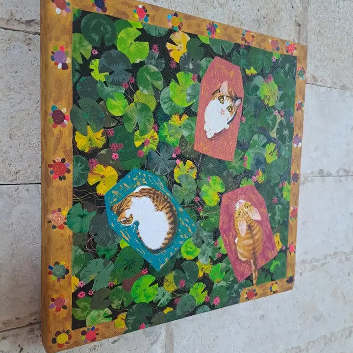 [BUNJANG] Cat Acrylic Framed Art / 고양이 아크릴 그림액자입니다