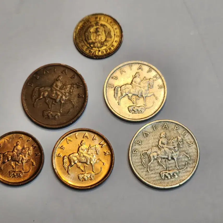 [BUNJANG] Bulgaria 6 Stotinki Coins Bundle Set / 불가리아 스토틴키 동전 6점 일괄