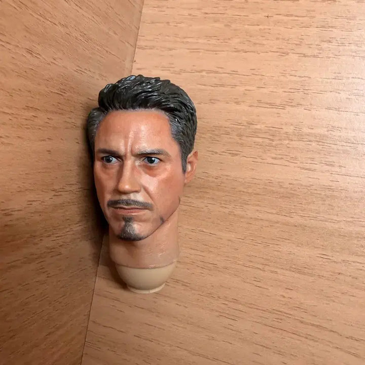 [BUNJANG] 1/6 Scale Tony Stark Head Custom Figure Part / 1/6 토니헤드 판매합니다
