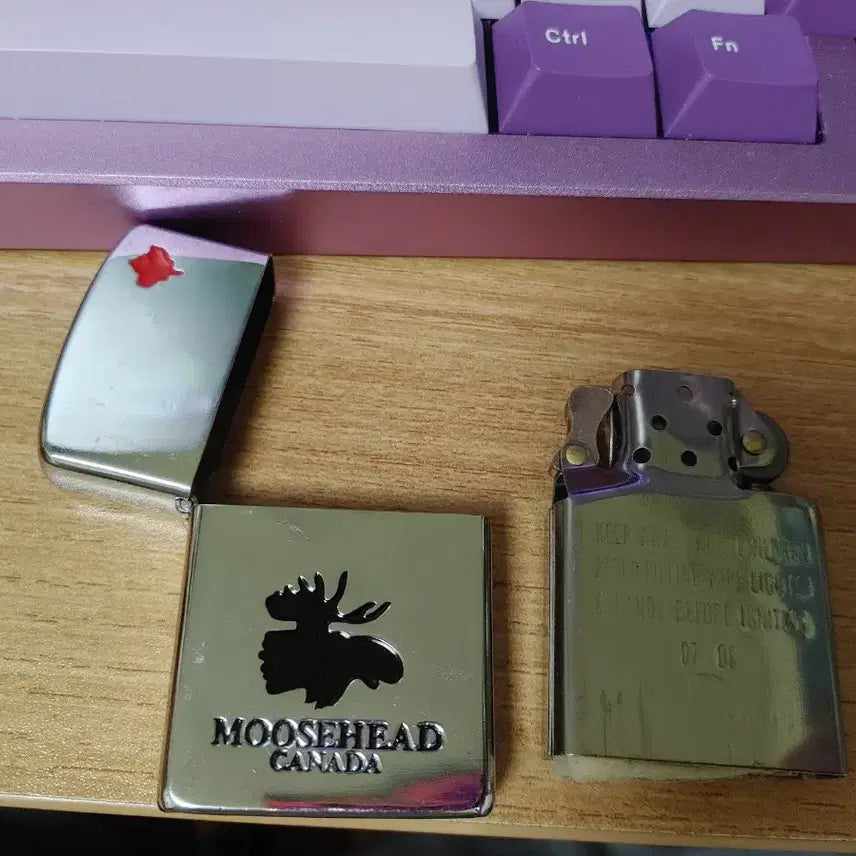 [BUNJANG] Moose Head Canada Zippo Lighter Unused / 무스헤드 캐나다 지포 라이터 미사용