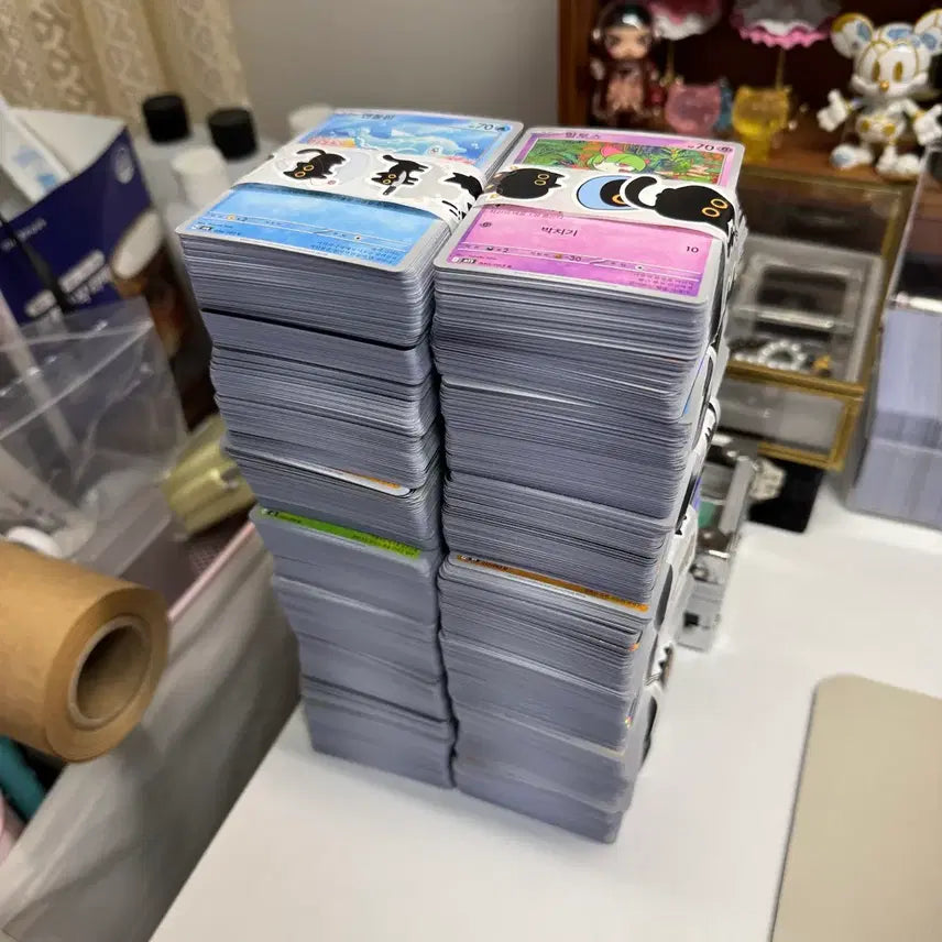[BUNJANG] Pokemon Cards Normal &amp; R Grade Bundle (Approx. 1400 Cards) / 포켓몬 카드 일반카드(~R) 약 1400장 일괄