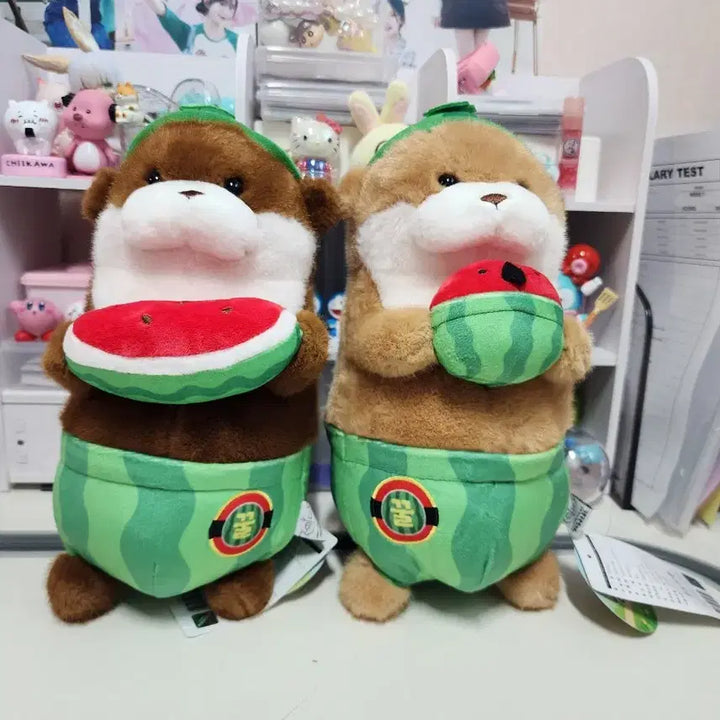 [BUNJANG] Genuine U:SO:USO Sweet Watermelon Doll Set (2 pcs) / 정품/ 우소우소2개세트  달달수박인형