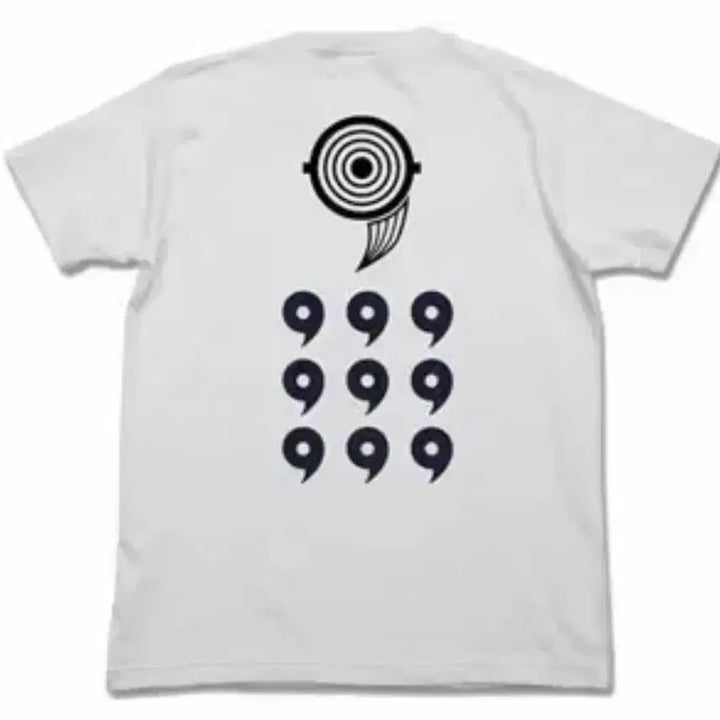 [BUNJANG] Cospa Naruto Ten-Tails T-Shirt White / 코스파 정품 나루토 화이트 십미 티셔츠