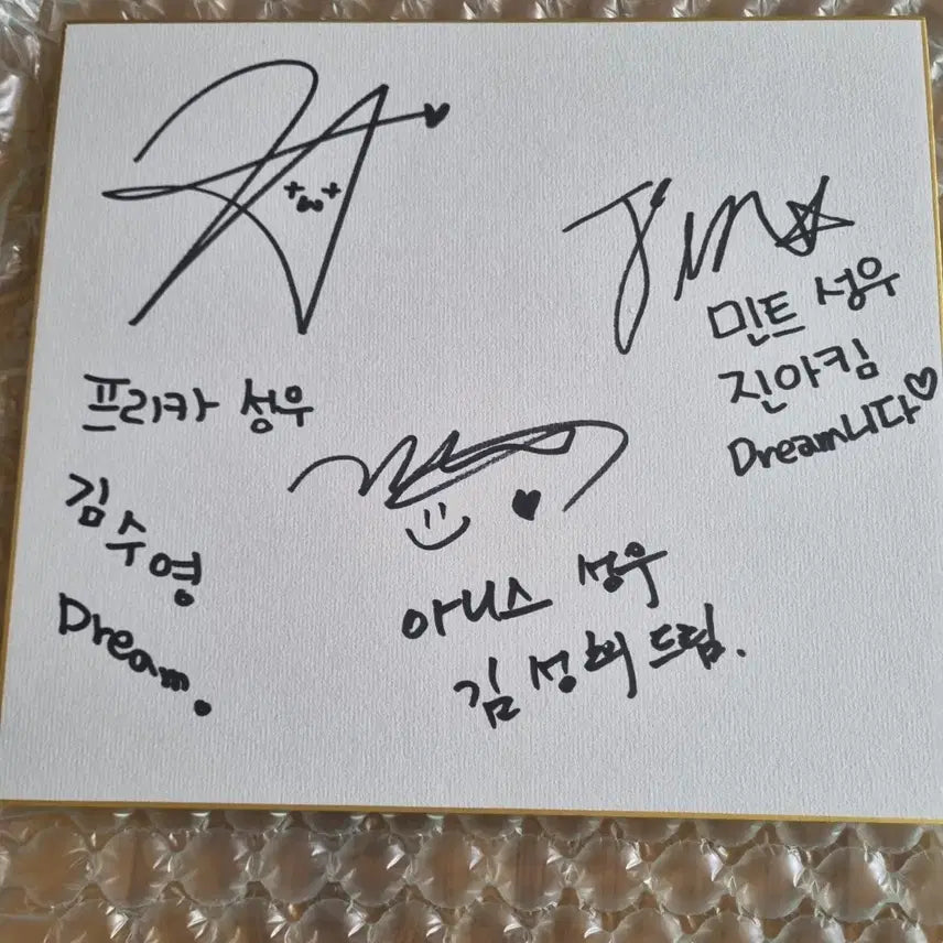 [BUNJANG] Goddess of Victory: NIKKE Autographed Goods (Frika, Mint, Anis Voice Actors) / 승리의여신니케 친필사인(프리카성우,민트성우,아니스성우)