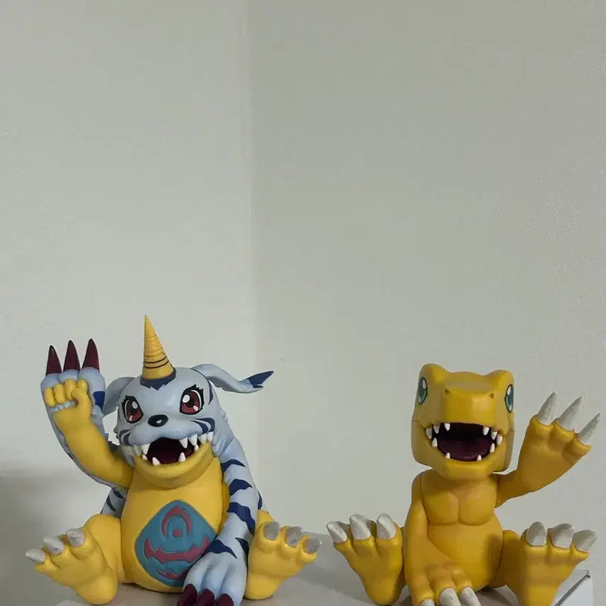 [BUNJANG] Digimon Lottery C Prize Agumon, Gabumon Figure Set / 디지몬 쿠지 C상 아구몬, 파피몬