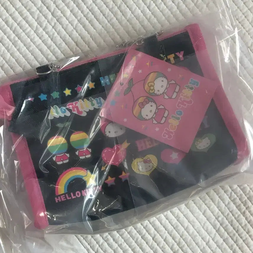 [BUNJANG] Sanrio (Mune Kyun) Heisei Hello Kitty Denim Pouch / 무네큥 헤이세이 헬로키티 데님파우치