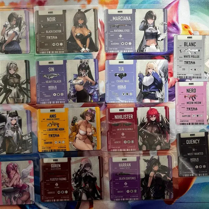[BUNJANG] Bandai Nikke Metallic Card Bundle Set (15 cards) / 반다이 니케 메탈카드 15장 일괄 판매