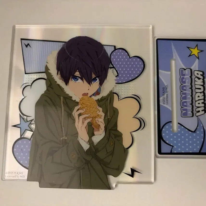 [BUNJANG] Free! Nanase Haruka High Speed Acrylic Stand &amp; Keychain Set / Free! 프리 나나세 하루카 하이스피드 아크릴스탠드 아크릴 키링 팝니다