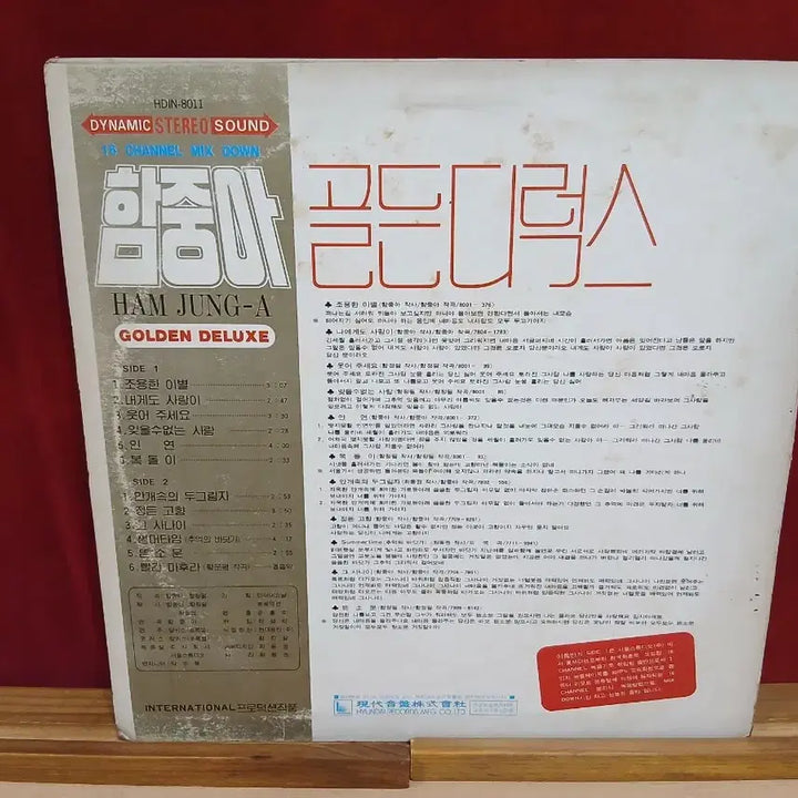 [BUNJANG] Ham Joong Ah Golden Deluxe LP Album / 함중아 골든디럭스 LP 앨범