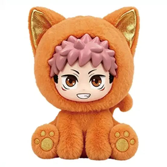 [BUNJANG] Jujutsu Kaisen Cat Ear Sitting Party Megumi &amp; Itadori Bundle Set / 일괄 택포 3.2 주술회전 캣이어 시팅파티 메구미 이타도리 세트 (픽앤팝)