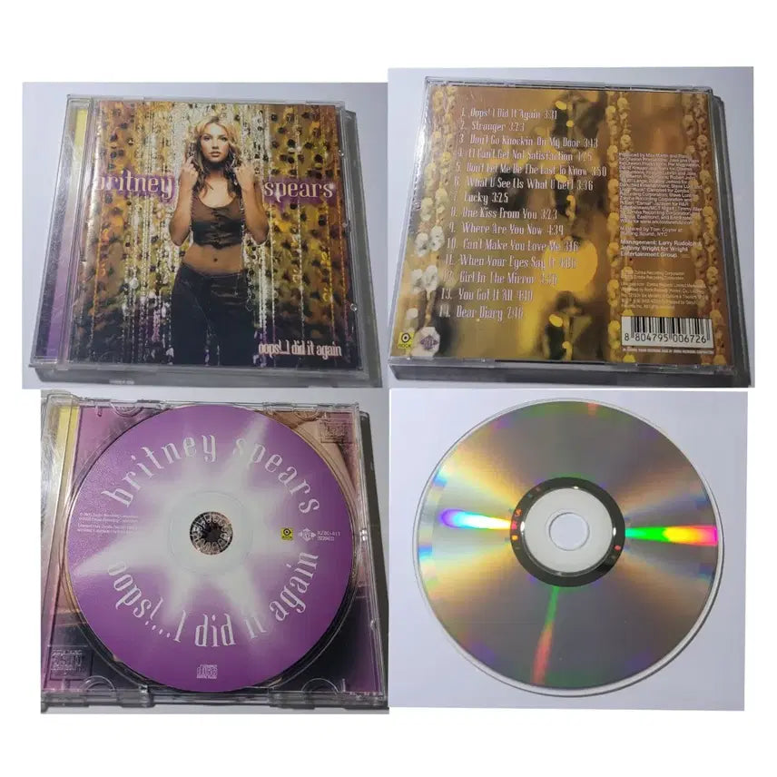 [BUNJANG] Britney Spears - Studio Albums Collection (2nd, 4th, 6th, 8th) / [장 당 5000원] 브리트니 스피어스(Britney Spears)시디 모음 정리 (2집,4집,6집,8집) [팝송,CD,앨범,음반]