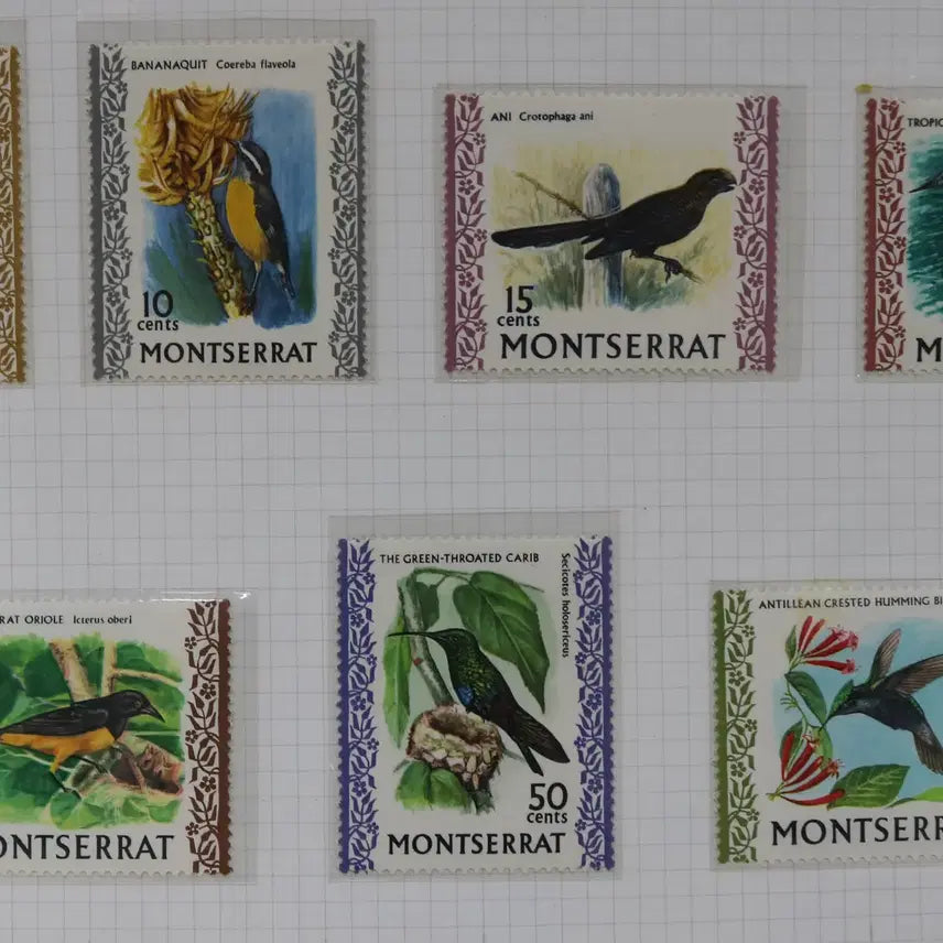 [BUNJANG] Montserrat 15 Unused Single Stamps / [외국 우표 NO.31] 몬트세라트 15매 미사용 싱글우표