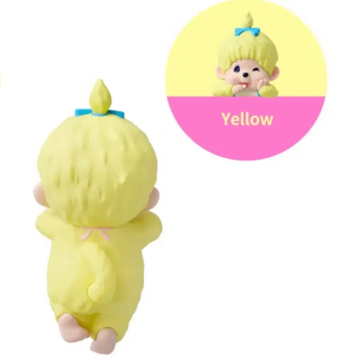 [BUNJANG] Monchhichi Hyper Colors Wink Series Hyper (Yellow) / 몬치치 히퍼 컬러즈 윙크 시리즈 히퍼(옐로우)