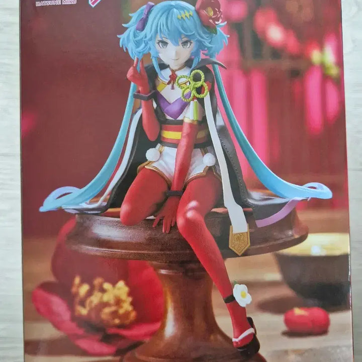 [BUNJANG] Hatsune Miku Flower Fairy Camellia Figure (Sealed) / 하츠네 미쿠 플라워 페어리 동백꽃 피규어(미개봉)