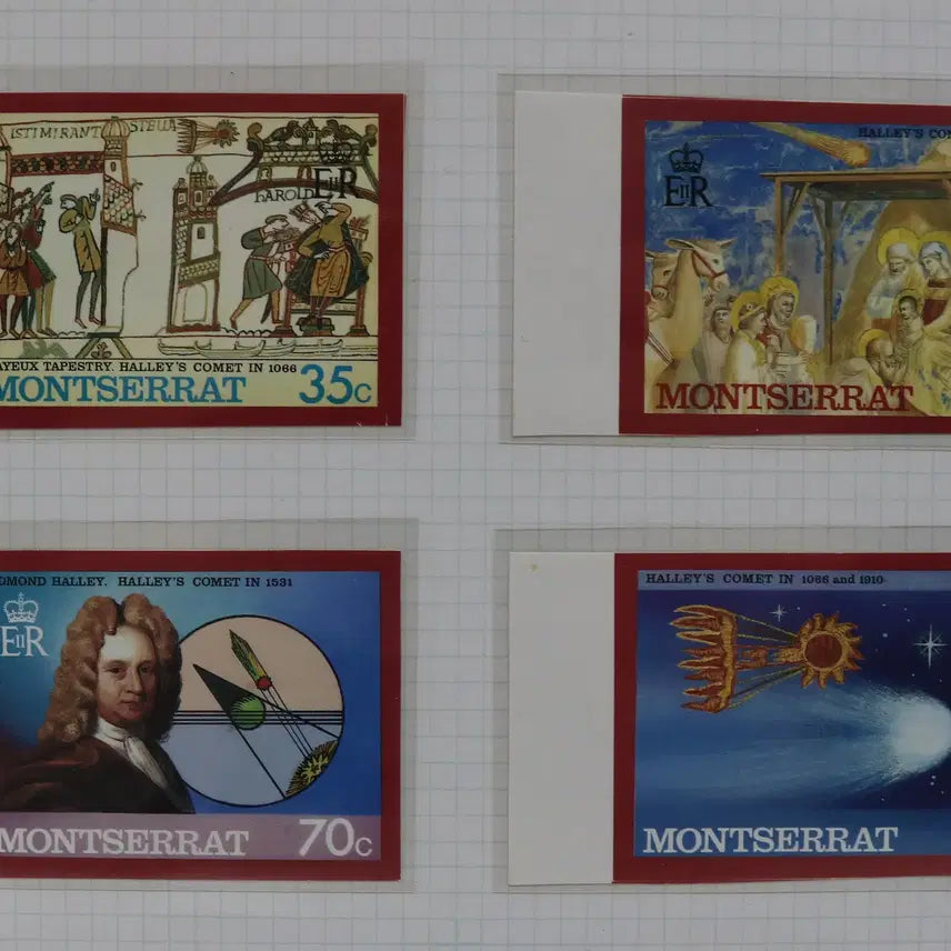 [BUNJANG] Montserrat 8-Stamp Set (No. 30) / [외국 우표 NO.30] 몬트세라트 무공8점