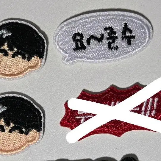 [BUNJANG] Garbage Time Jeon Young-joong Wappen Set (3 Types) / 가비지타임 전영중 와펜 3종