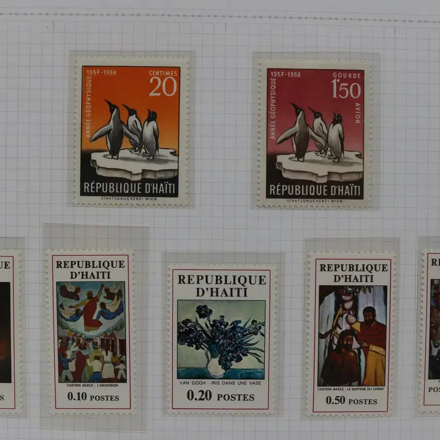 [BUNJANG] Foreign Stamps No. 25 Haiti 13 Stamps / [외국 우표 NO.25] 아이티 13매 싱글우표