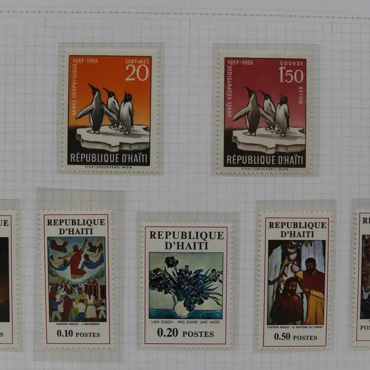 [BUNJANG] Foreign Stamps No. 25 Haiti 13 Stamps / [외국 우표 NO.25] 아이티 13매 싱글우표