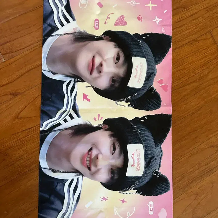 [BUNJANG] Nicholas Slogan Scarf / 니콜라스 슬로건