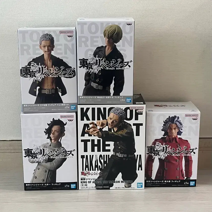 [BUNJANG] Tokyo Revengers Figure Bundle Set / 도쿄 리벤저스 피규어 5종 일괄