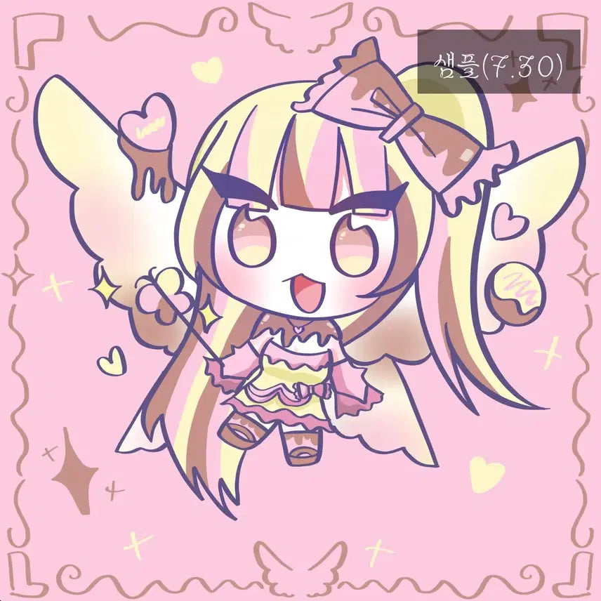 [BUNJANG] Custom Fairy Type SD Character Illustration Commission / [커미션]초카와이한 요정타입 SD 그림