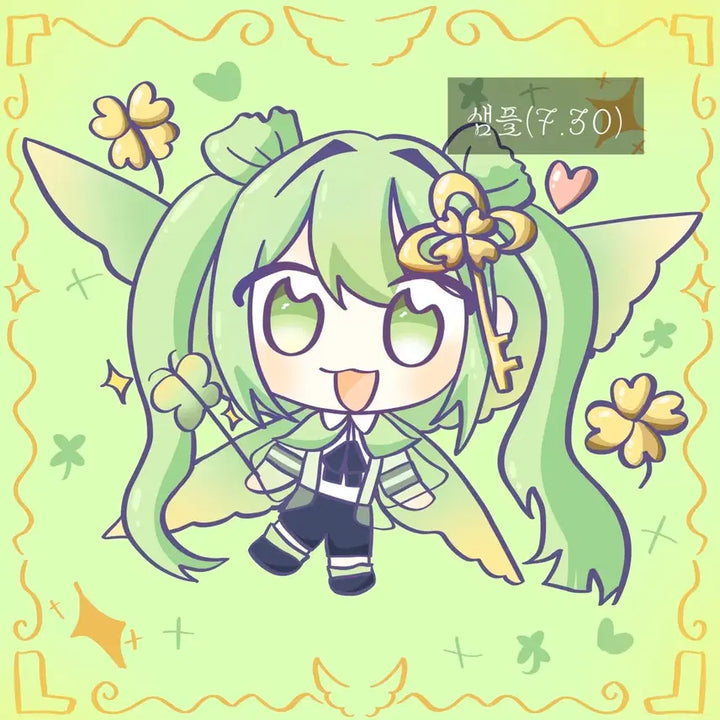 [BUNJANG] Custom Fairy Type SD Character Illustration Commission / [커미션]초카와이한 요정타입 SD 그림