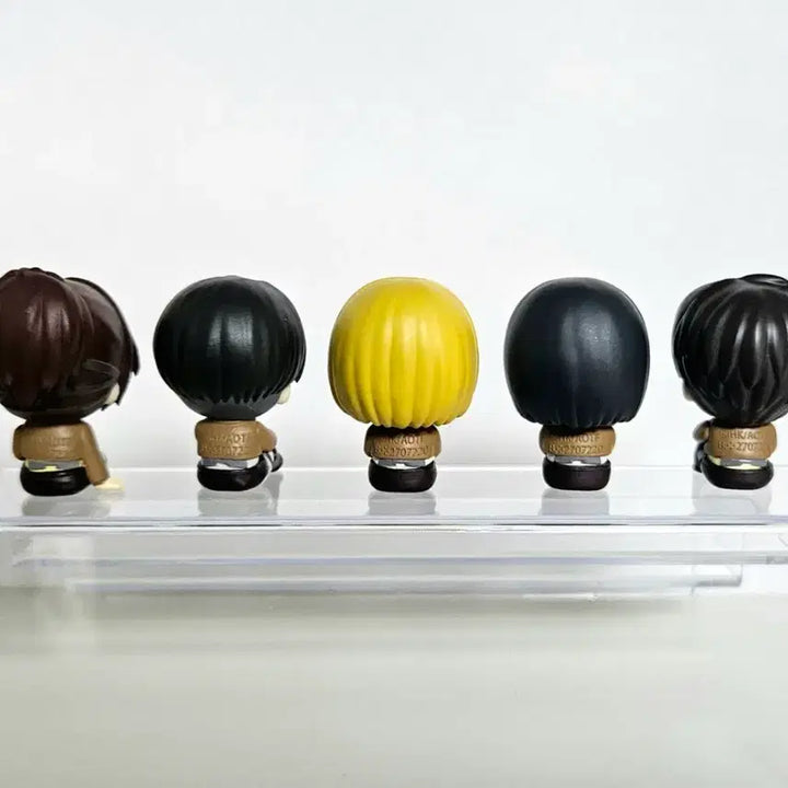 [BUNJANG] Attack on Titan Machiboke 10th Anniversary Figure Set - Eren, Mikasa, Armin, Levi, Hange / 택포 9.5만)진격의거인 마치보케 10주년 구제복 풀세트/ 에렌 미카사 아르민 리바이 한지 피규어