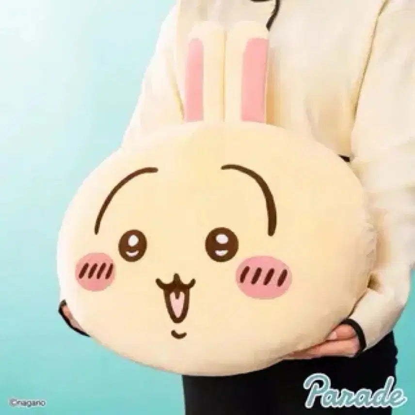 [BUNJANG] Chiikawa Usagi Large Cushion Plush 40cm / 우사기 치이카와  대형 쿠션 인형 (일본정품) 40cm