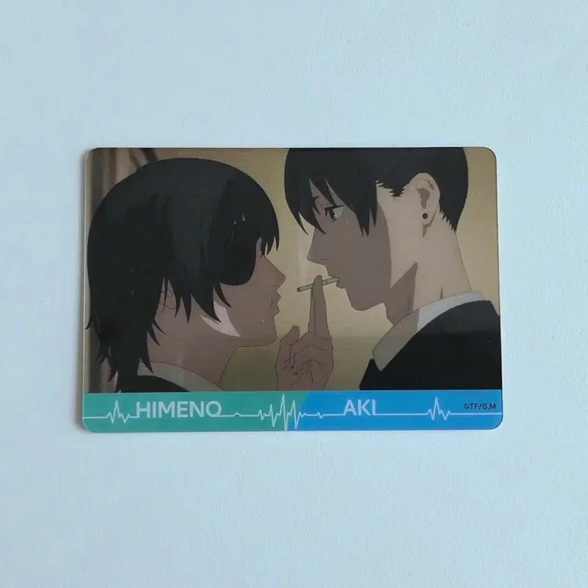 [BUNJANG] Chainsaw Man Himeno &amp; Aki Metal Card / 체인소맨 히메노&amp;아키 메탈카드