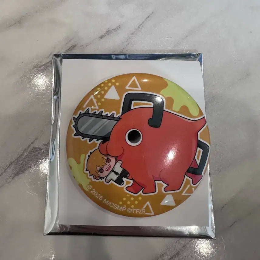 [BUNJANG] Chainsaw Man Denji Pochita Can Badge / 체인소맨 덴지 포치타 캔뱃지.