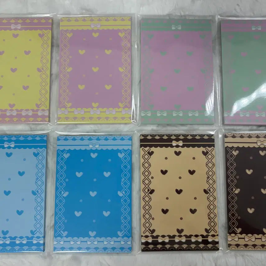 [BUNJANG] Binder Refill Pages (Double-Sided, Different Colors) / 바인더대지