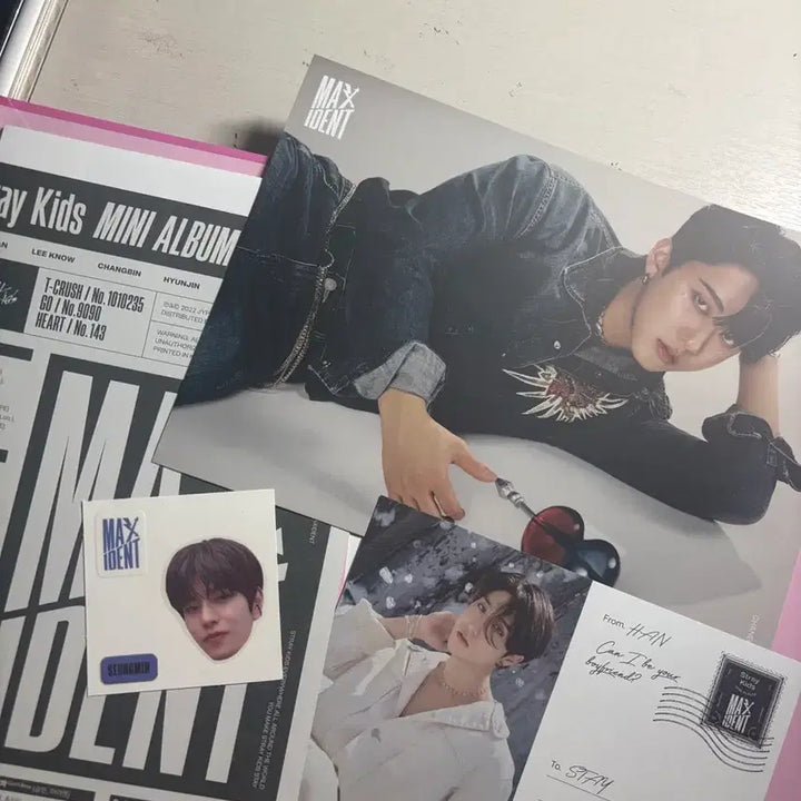 [BUNJANG] Stray Kids MAXIDENT Album + Seungmin Mini Album Sticker / 스트레이키즈(스키즈) 맥시던트 앨범 + 승민 띠부씰