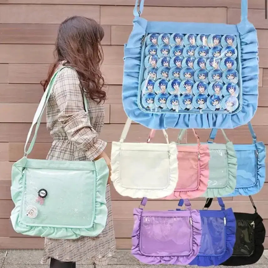[BUNJANG] Zakamart A4 Frill Shoulder Bag / (원가이하)자카마트 이타백 A4 프릴 숄더백