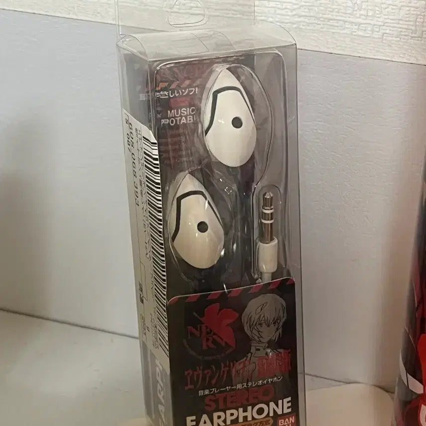 [BUNJANG] Evangelion Rei Ayanami (Sealed) Classic Earphones / 미개봉) 고전, 한국 매물X 에반게리온 레이 이어폰 미소녀
