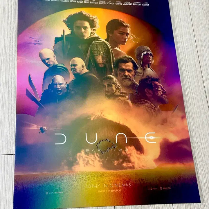 [BUNJANG] Dune: Part Two IMAX Hologram Poster (A3) - Limited Edition / [초희귀한정판]영화 듄 Part2 아이맥스 홀로그램 포스터(A3)