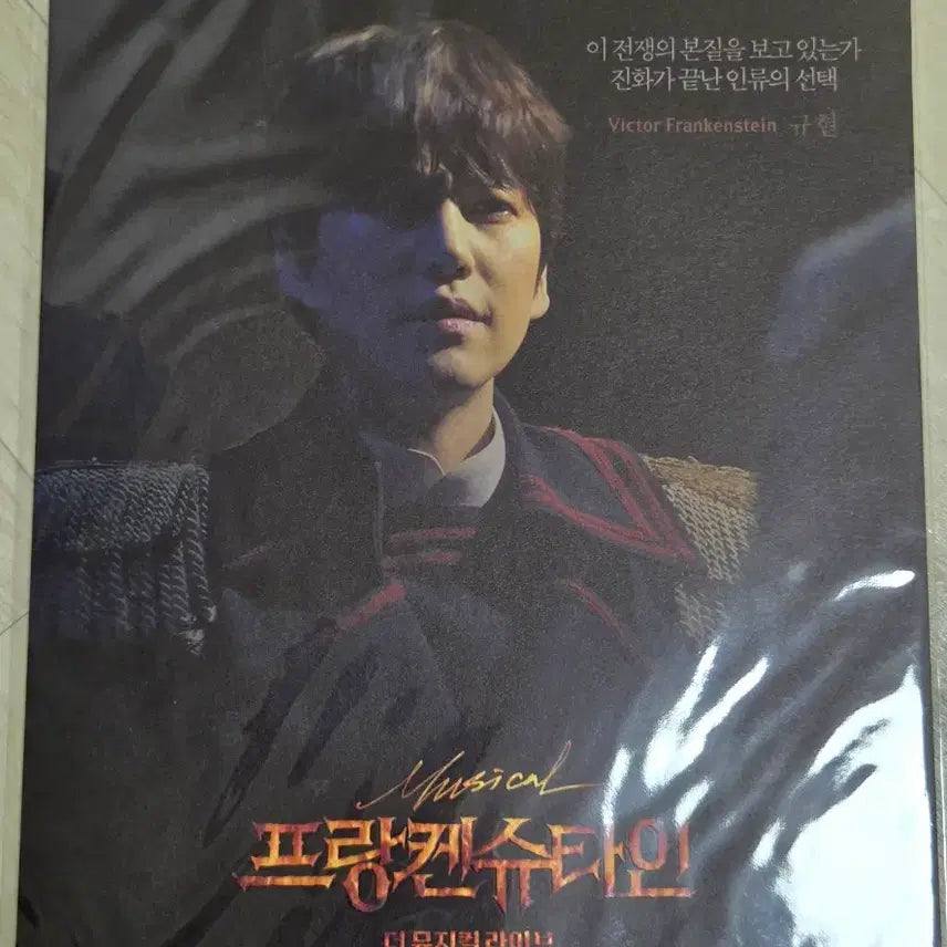[BUNJANG] Frankenstein the Musical Kyuhyun Victor Poster / 프랑켄슈타인 프뮤라 규현 빅터 포스터