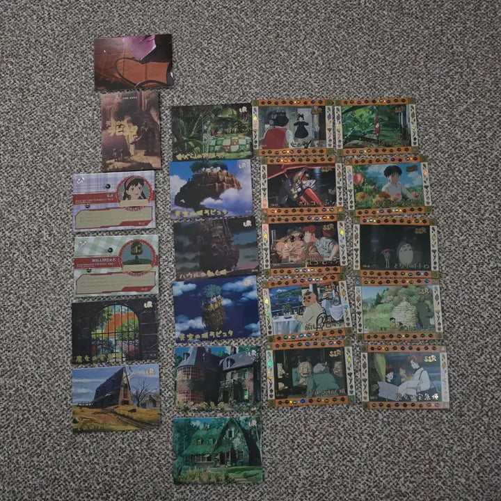 [BUNJANG] Ghibli Animation Masterpiece Hologram Collection Random Cards Bundle Set / 지브리 애니메이션 명장면 홀로그램 컬렉션랜덤카드 일괄