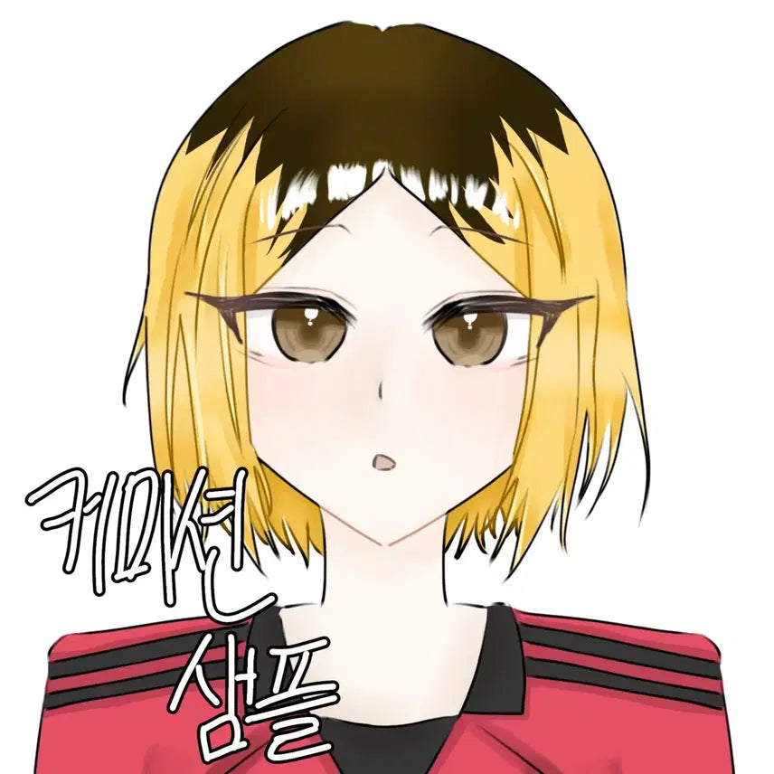 [BUNJANG] Portrait Badge Commission / 0.5 정면 두상 인장 그림 커미션