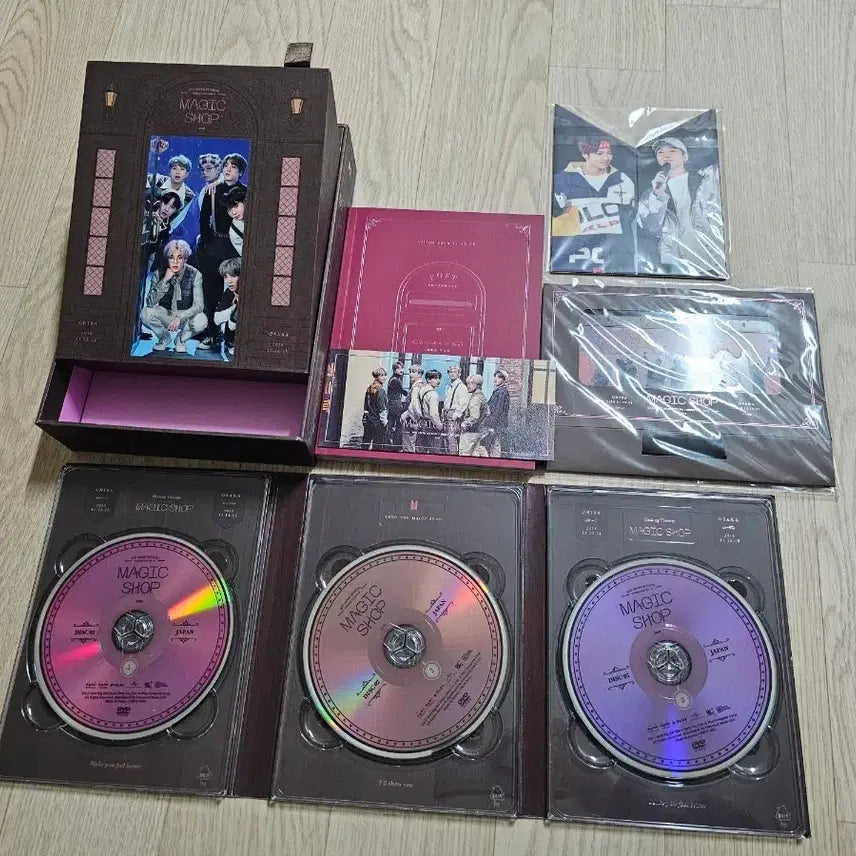 [BUNJANG] BTS Japan Magic Shop DVD Jeongguk Taehyung Jimin Jin Yoongi Photocards / 택포)방탄bts 일본매직샵일직샵 디비디dvd 딥디 정국태형지민석진윤기포카