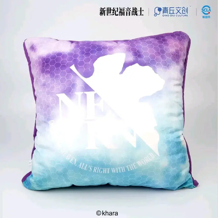 [BUNJANG] Neon Genesis Evangelion Pilot Original Illustration Cushion (Sealed) / (미개봉 새상품) 신세기 에반게리온 파일럿 원화 일러스트 빅 대형 쿠션