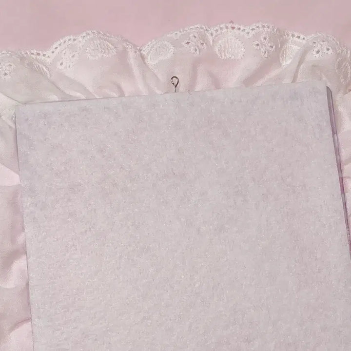 [BUNJANG] Lovekin Wedding Postcard Toploader Holder with Lace and Ribbon / 러브킨 엽서 탑꾸 웨딩 탑로더 레이스 리본