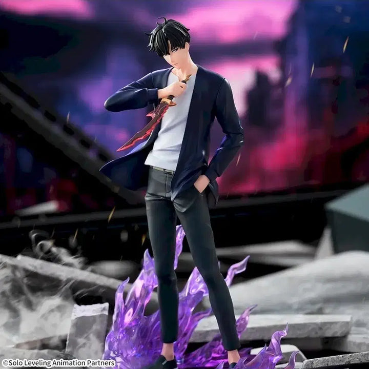 [BUNJANG] Sega Solo Leveling Sung Jinwoo Figure / 최저가)세가 솔로 레벨링 성진우 정품 피규어