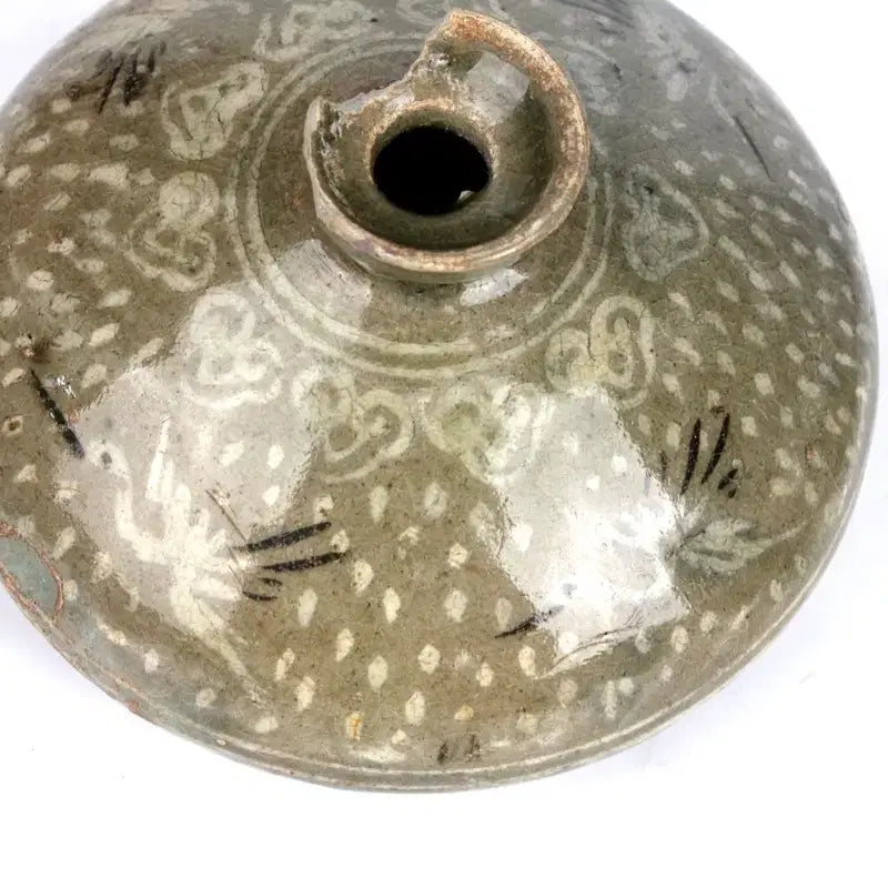 [BUNJANG] Black and White Inlaid Vase / 흙백상감학문유병