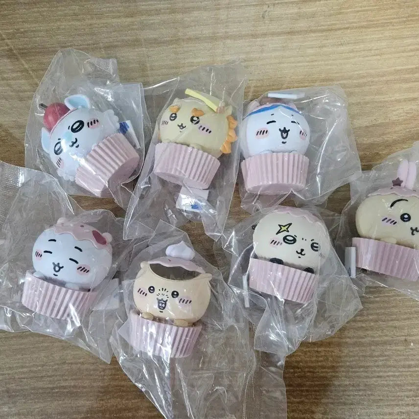 [BUNJANG] Monchichi Strawberry 7 Types Monitor Figure Set / 먼작귀 모니터 딸기 7종