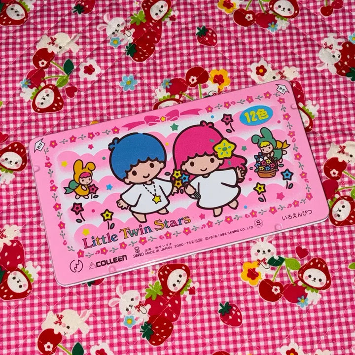 [BUNJANG] 1992 Kiki &amp; Lala 12-Color Colored Pencils Classic Stationery Sanrio / 1992년 고전 키키라라 12색 색연필 고전문구 산리오