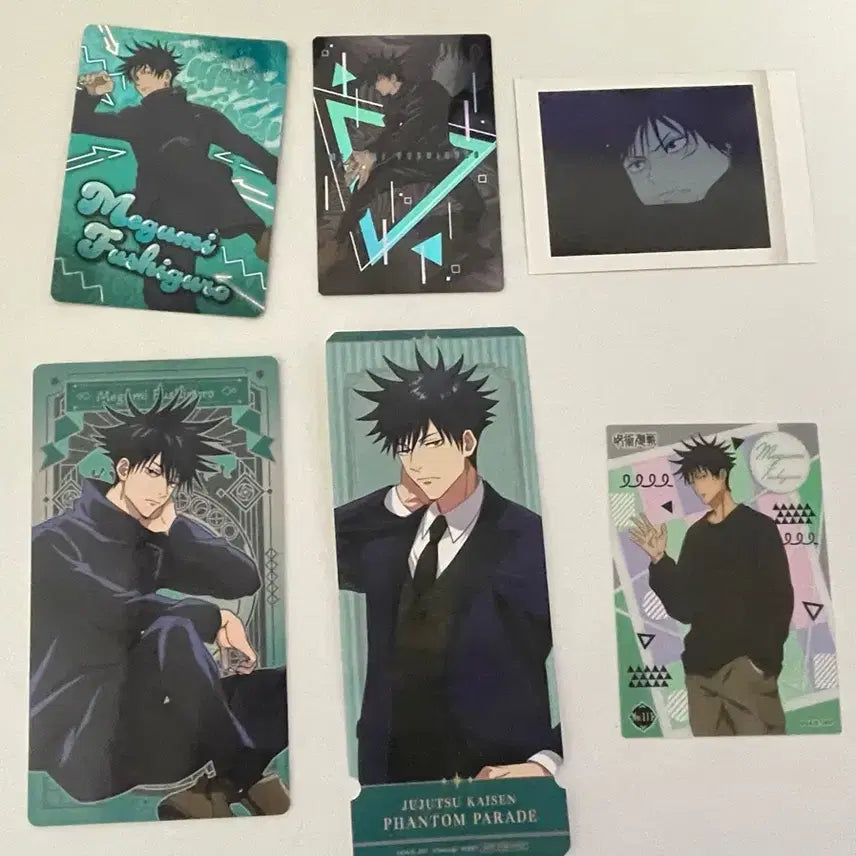 [BUNJANG] Jujutsu Kaisen Megumi Fushiguro Card Bundle Set / 주술회전 후시구로 메구미 카드 일괄