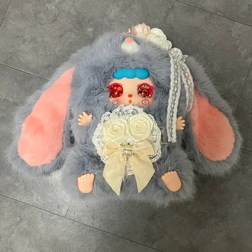 [BUNJANG] Babybunchy Knife Bunny Kirbydu 600 Pink Water Eyes / 베이비쓰리 나이푸버니 커비두 600 핑크 물눈